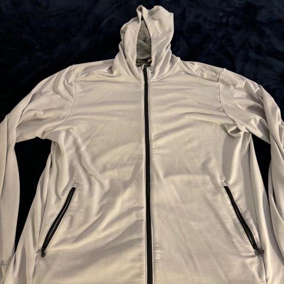 XXL Zip Up Lightweight Hoodie - Picture 1 of 3